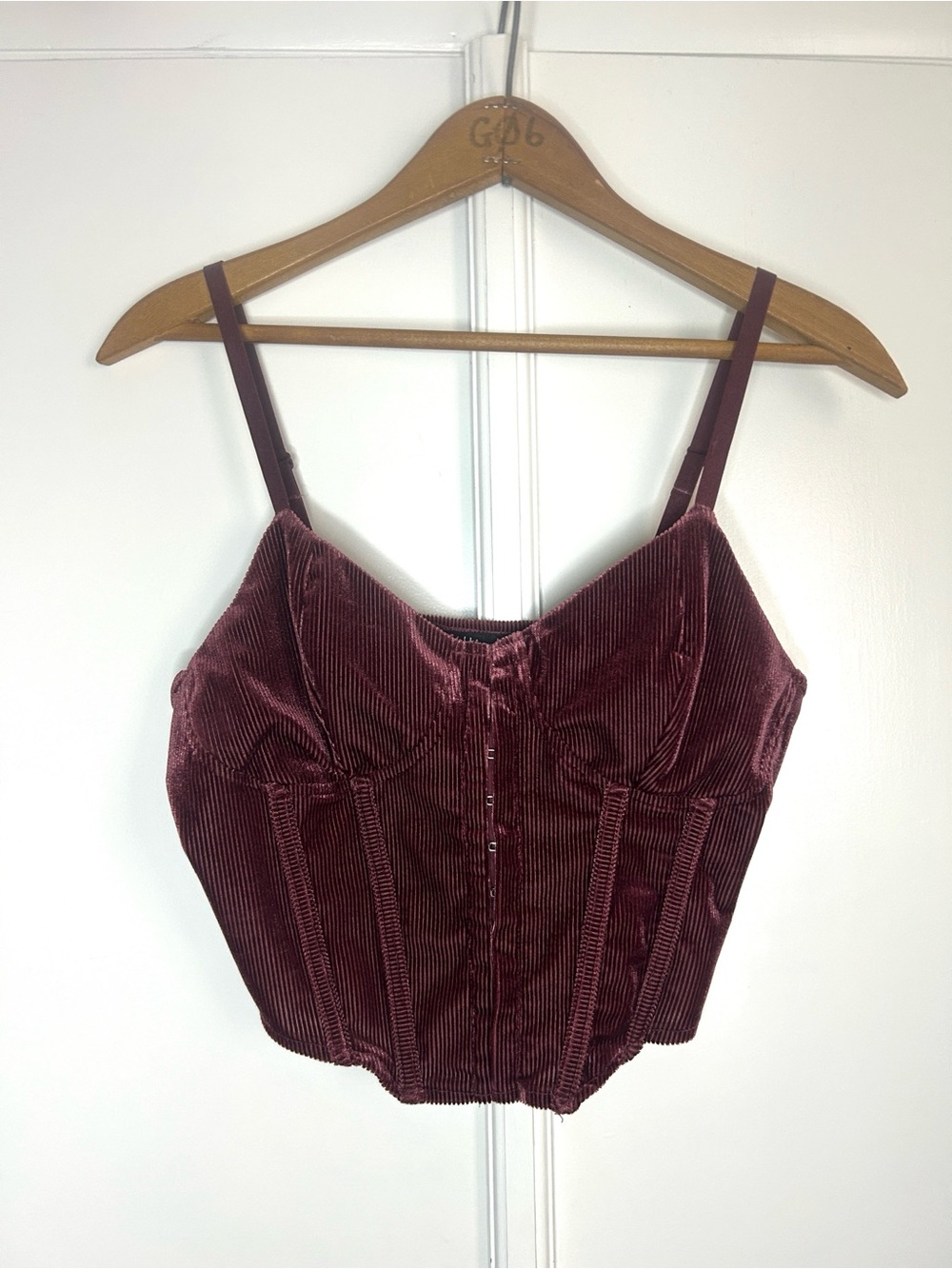 Corduroy Corset Festival Top